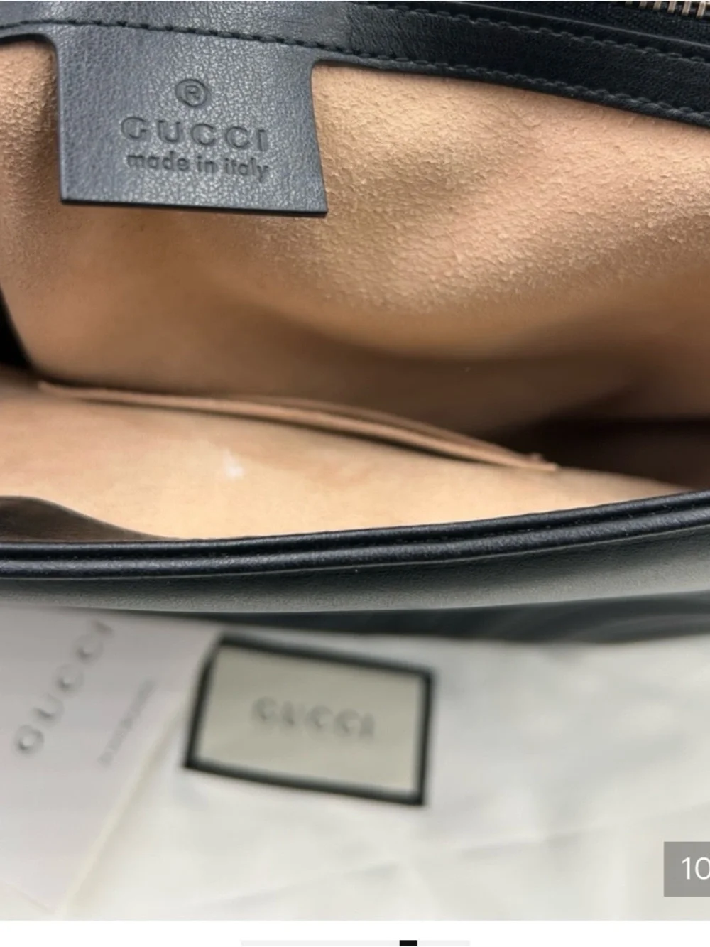 Women's Gucci large GG shoulder bag made in Italy